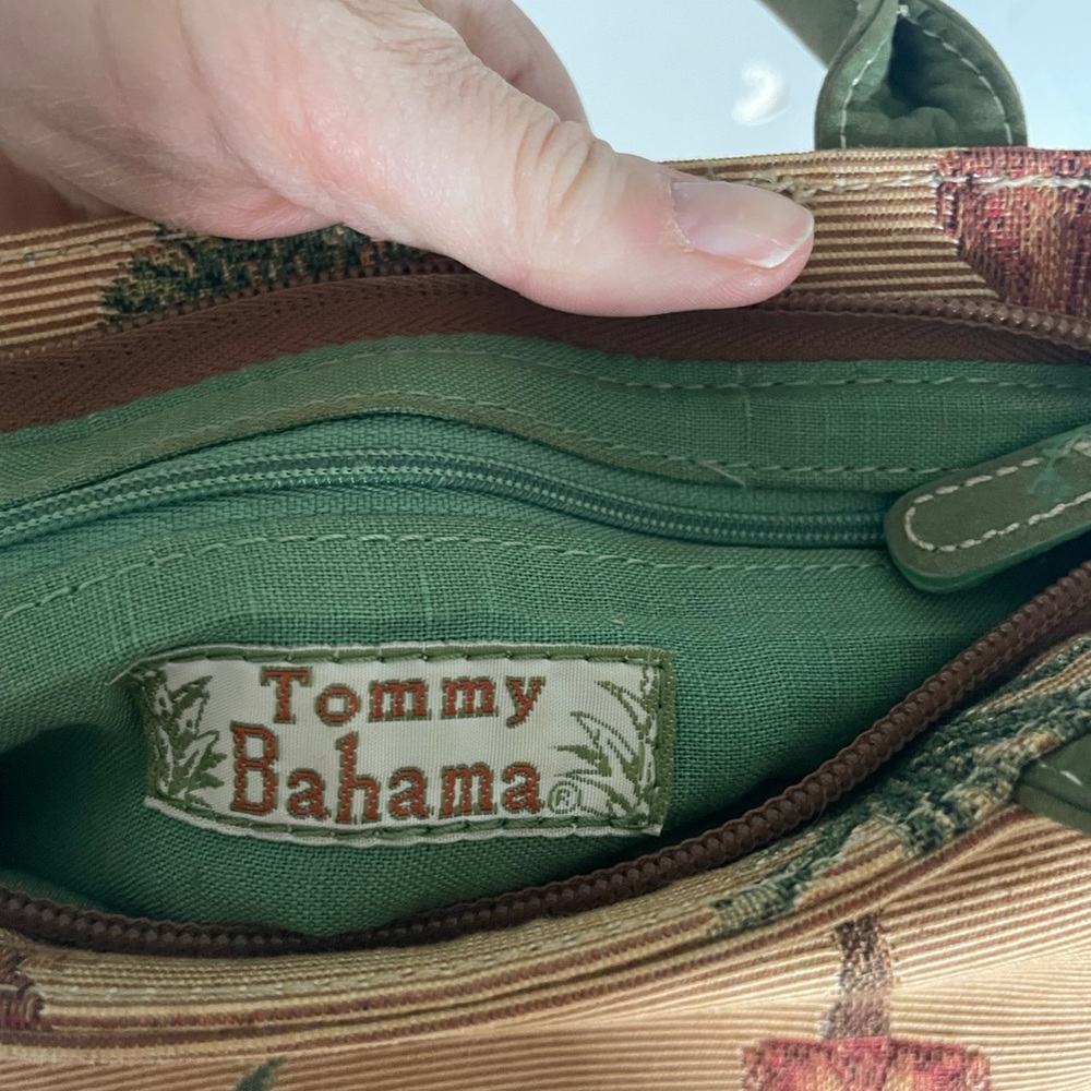 Palm Tree Embroidered Mini Tote Bag - Picture 2 of 2